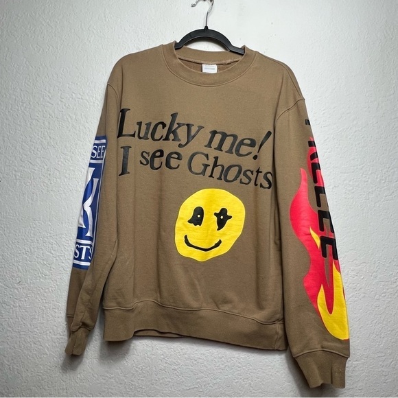NAGRI The TXX Collection Luck Me I See Ghosts Men’s Sweater - Picture 1 of 11
